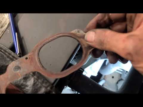 2014 GM Truck 5.3 Exhaust Manifold Gaskets And Engine Oil Cooler Lines Replacement