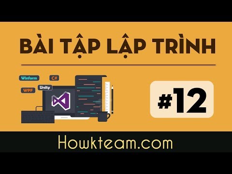 [Bai tập C#] - Bài 12 - Viết chương trình giải phương trình bậc nhất ax + b = 0 - HowKteam