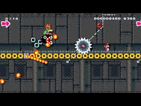 Bowser Jrs Castle III by Mike - SUPER MARIO MAKER - NO COMMENTARY 1AH