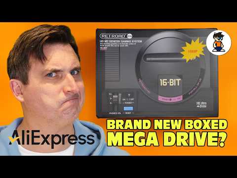 I bought BRAND NEW SEGA Mega Drive in 2025! Random AliExpress find!