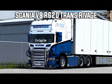 Scania V8 R620 Trans Rivage | ETS2 1.44 Mods | Fred's Scania