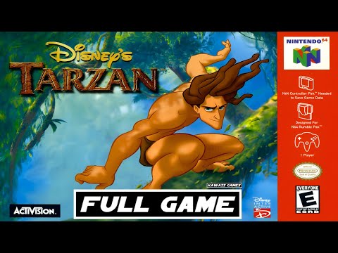 Disney's Tarzan | N64 | 4K60ᶠᵖˢ UHD🔴| Longplay Walkthrough Playthrough Full Movie Game