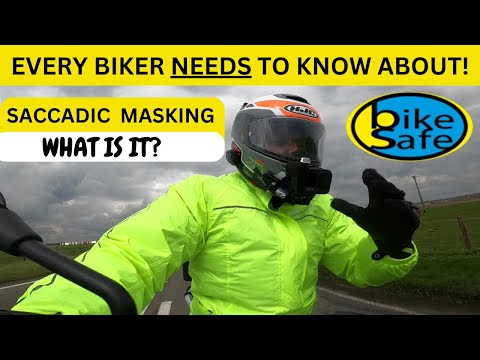 HOW TO BECOME A BETTER BIKER | EVERY MOTORCYCLIST NEEDS TO KNOW ABOUT SACCADIC MASKING!