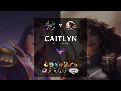 Caitlyn ADC vs Samira - NA Master Patch 12.7