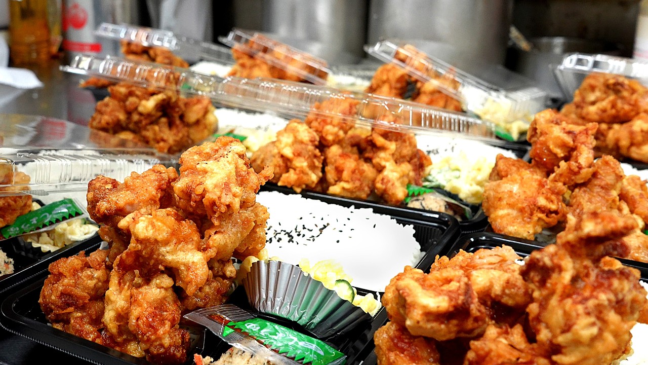 蓋が閉まらないデカ盛りから揚げ！札幌のコスパ最強弁当屋に密着！