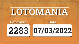 Capa de LOTOMANIA 2283