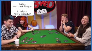 Damien makes saige lose a turn