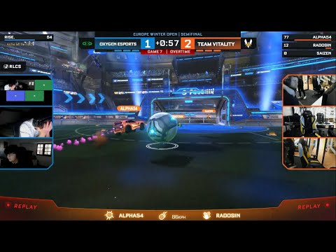 Last Moments Between Vitality vs Oxygen In RLCS