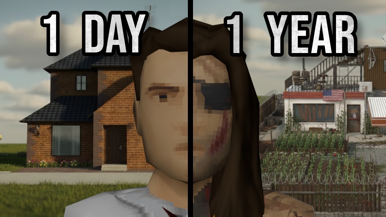 One Year in the Apocalypse | Project Zomboid Short Film