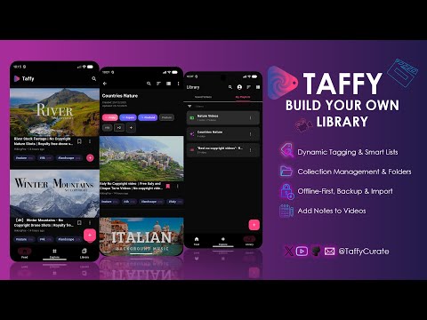Taffy: Tag & Archive Videos