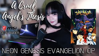 Download lagu A Cruel Angel's Thesis (残酷な天使のテーゼ) with MSI GE76 Raider | EVANGELION | Cover by Sachi Gomez mp3