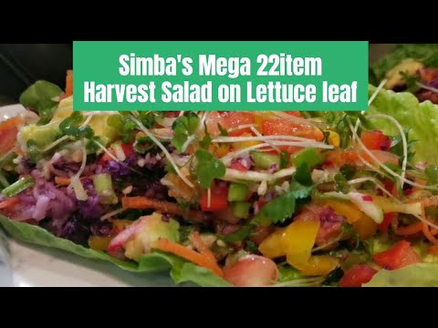 How To Make Simba's Mega 22item Harvest Salad on Lettuce leaf | Simba's Foods