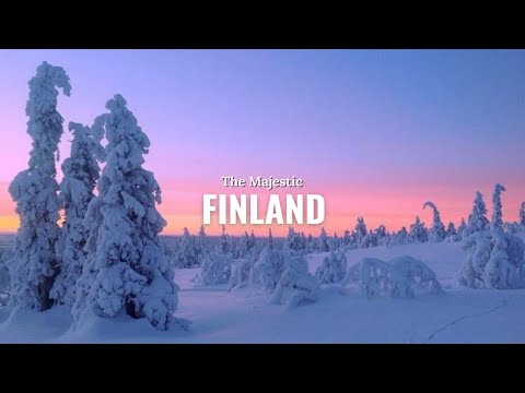 Finland 4K - Cinematic Relaxation film | Calming Music & stunning Nature 
