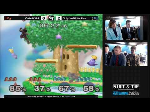 Suit and Tie Doubles Winners Semis - Crate & Yink (Red) vs Schythed & Napkins (Blue)