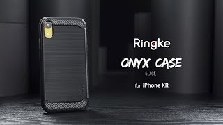 Ringke Onyx Apple iPhone XR Hoesje Black Hoesjes