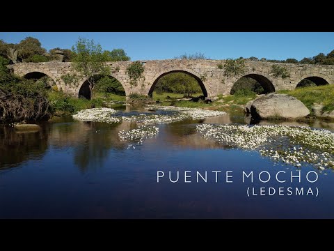 Vídeo rodado con dron sobre el  Puente Mocho, en Ledesma