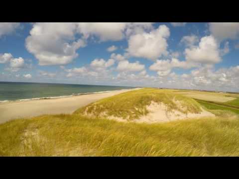 Denmark dunes and sea time lapse video