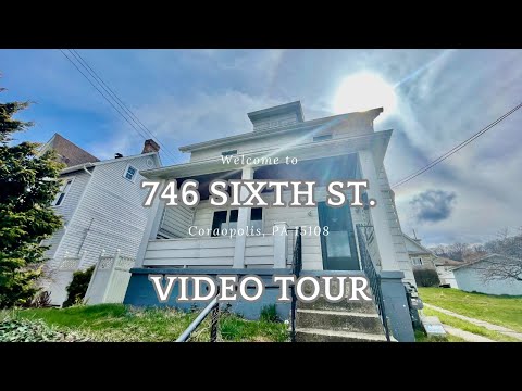 Coraopolis 3 Bedroom, 2 Bath House with Detached Garage property video