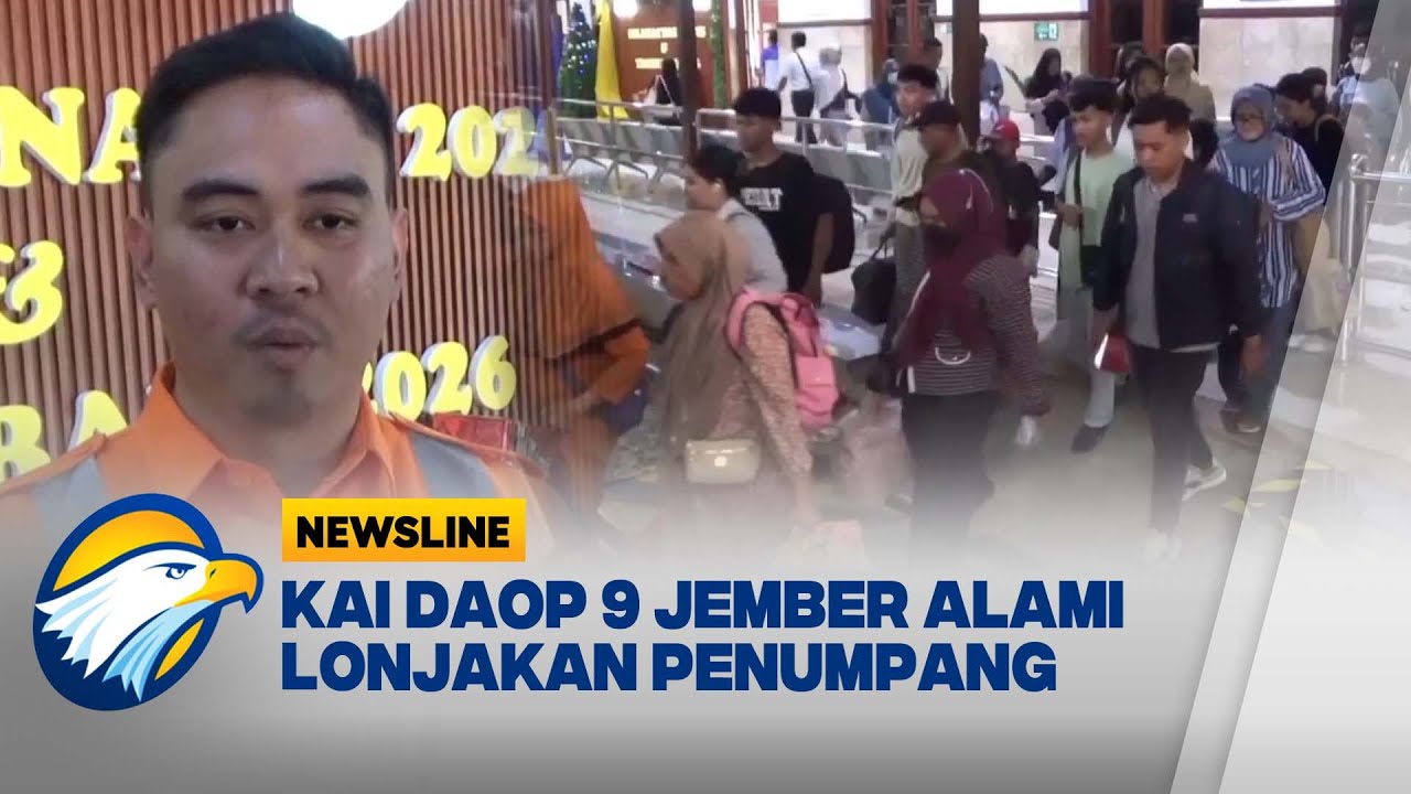 KAI Daop 9 Jember Alami Lonjakan Penumpang - [Newsline]