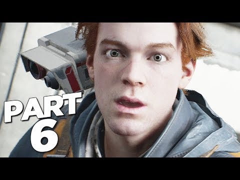 STAR WARS JEDI FALLEN ORDER Walkthrough Gameplay Part 6 - AT-ST BOSS (FULL GAME)