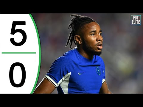Nkunku Debut - Chelsea vs Wrexham 5-0 Extended Highlights & Goals - Friendly 2023