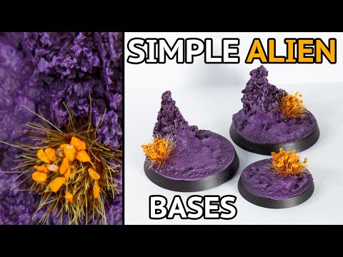 Simple 👽 Alien 👽  Environment | Purple Planet Base