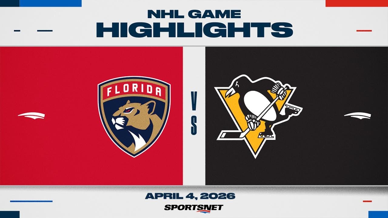 NHL Highlights | Panthers vs. Penguins - April 4, 2026