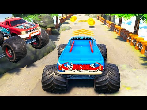Offroad Police Monster Truck Driver - 4x4 Jeep Chase Driving Simulator - Android GamePlay
