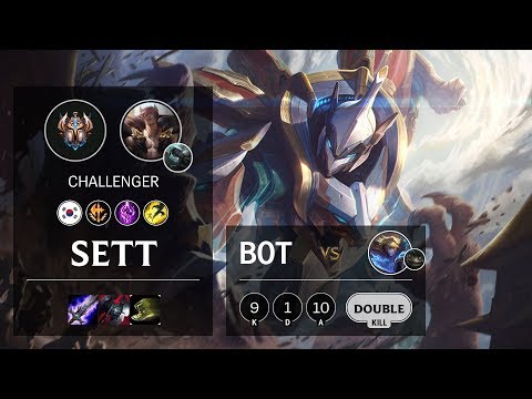Sett Bot vs Ezreal - KR Challenger Patch 10.11