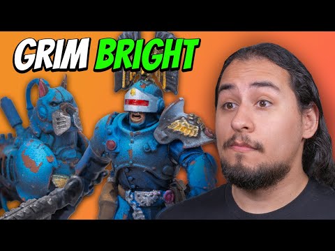 Painting WEIRD 40k Models with Ultra Vibrant Colors