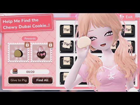 ୨୧   ‧₊°  How to Find ALL Chewy Dubai Cookie! ╱  Prism Runway ࿔◞♡
