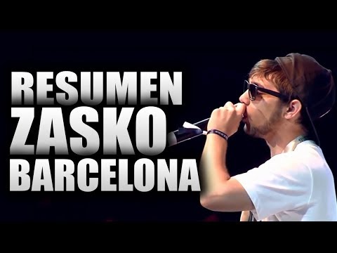 RECOPILACIÓN RIMAS ZASKO BARCELONA 2017+SORTEO SUDADERA COCINANDO SKILLS