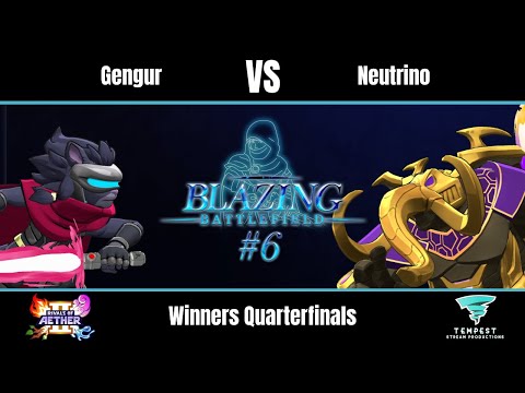 Gengur (Clairen) vs Neutrino (Loxodont) - Rivals II Winners Quarterfinals - Blazing Battlefield #6