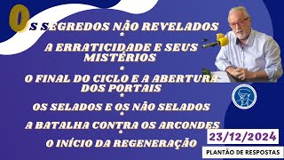 OS SEGREDOS  NÃO  REVELADOS* A ERRATICIDADE E SEUS MISTÉRIOS* O FINAL  DO CICLO ... ©TV Chico Xavier
