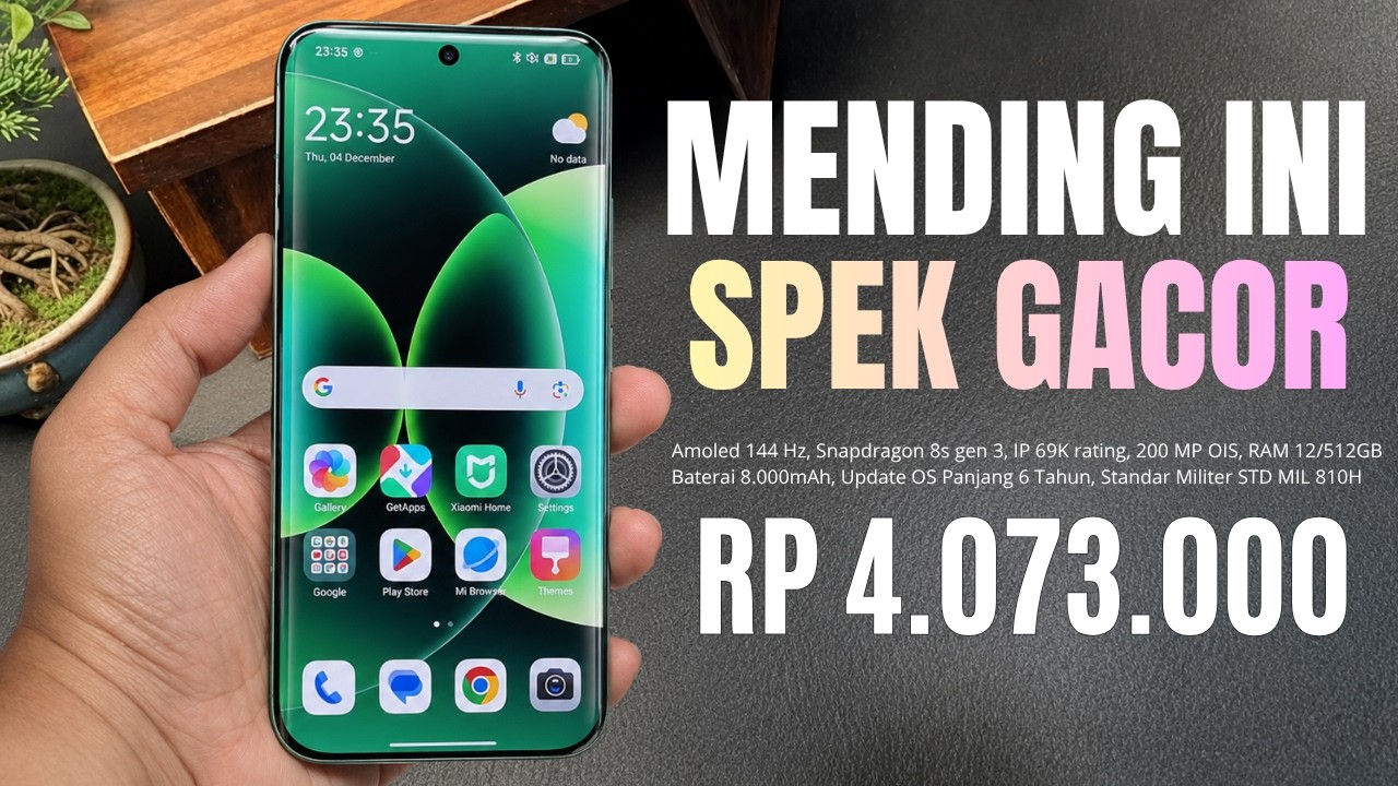 GAK ADA LAWAN, PILIHAN TERBAIK‼️RAM 12/512 GB, 8000MAH - HP 4 JUTAAN TERBAIK DAN TERBARU 2026