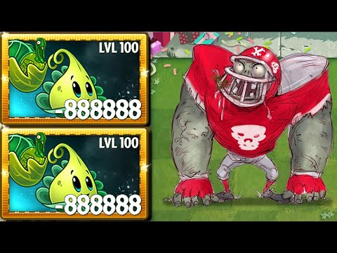 PvZ2 999 Plants Max Level Vs All-Star Zombie Level 100 - Who Will Win?