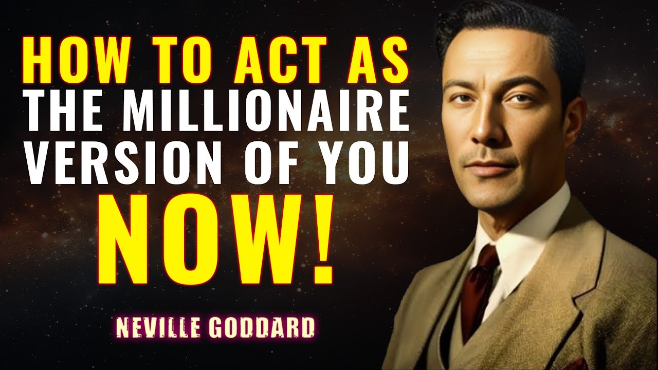 HOW TO ACT AS THE MILLIONAIRE VERSION OF YOU NOW  - NEVILLE GODDARD