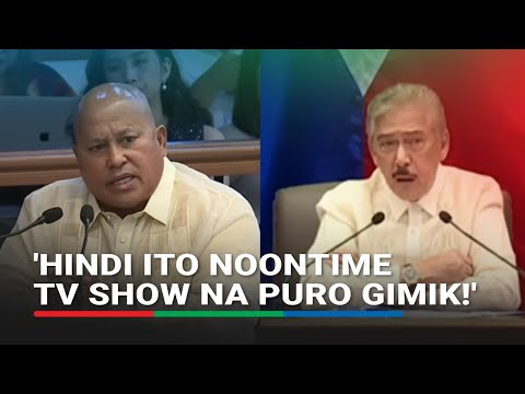 Bato sagt zu Sotto: „Dies ist keine Mittagsshow im Fernsehen, die nur ein Gimmick ist“ | ABS-CBN ...