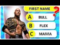 WWE Quiz Ultimate WWE Quiz Challenge WWE Superstars