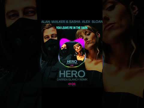 Alan Walker & Sasha Alex Sloan - Hero(Darren Glancy Remix) with Lyrics
