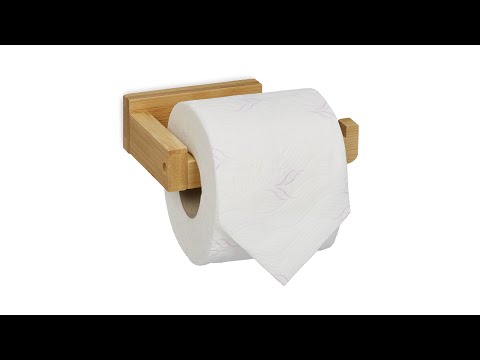 Toilettenpapierhalter Bambus Braun - Bambus - 16 x 5 x 13 cm