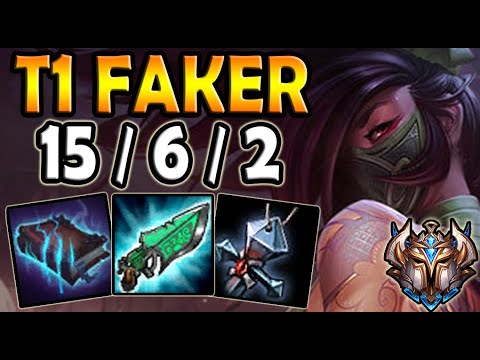 T1 Faker AKALI MID vs Best FIZZ Korea - Ranked Challenger ✔️