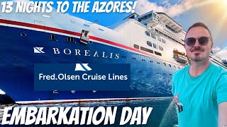 Fred Olsen Borealis EMBARKATION Day - Dover UK to the Azores 