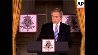 WRAP Highlights of Bush speech on MidEast peace, Iran, Lebanon, transatlantic ties