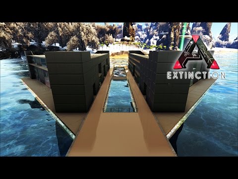 ARK EXTINCTION CORE EP15  -  Aquatic Base (Pedrão Resort) Epic Structure!