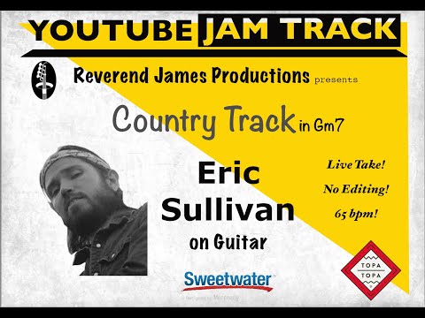 TRACK#006 - Country Groove in Gm7 - 66 bpm - MINUS BASS