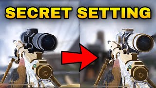 This SECRET Setting CHANGES Your SNIPER SCOPE BACK! (Get Rid of Black Scope in CODM)