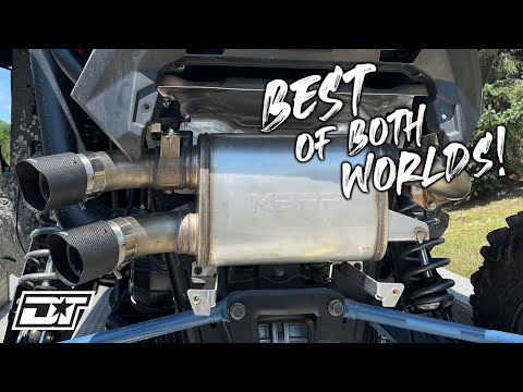 ALL NEW | MBRP 2.5" Slip-On Active Exhaust for The Polaris RZR PRO XP