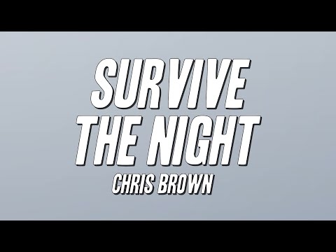 Chris Brown - Survive The Night (Lyrics)