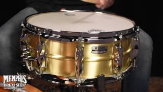 Video thumbnail for Yamaha 14x5.5 Recording Custom Brass Snare Drum by Memphis Drum Shop